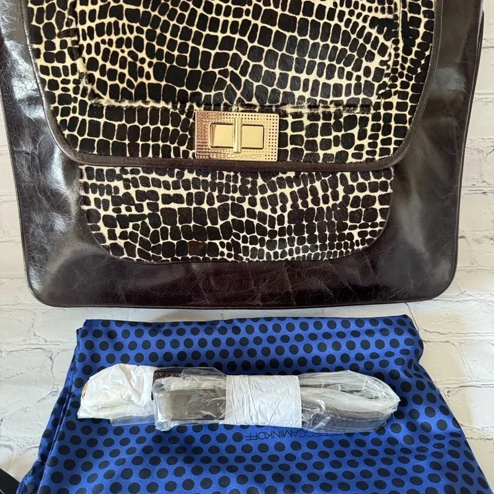 NWT Rebecca Minkoff Satchel Giraffe Bag Retail $395